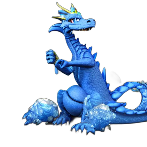 dragon, animal, creature, 3d render transparent PNG cut-out