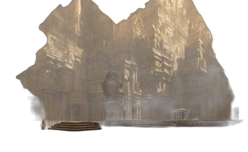 building, crown, sword, concept art transparent PNG cut-out