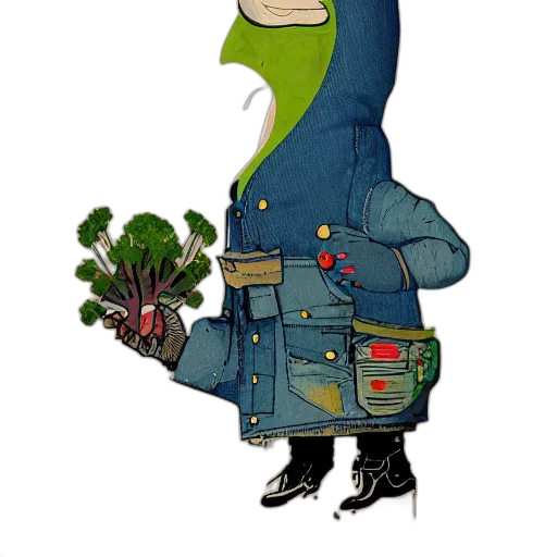jacket, robot, food, creature transparent PNG cut-out