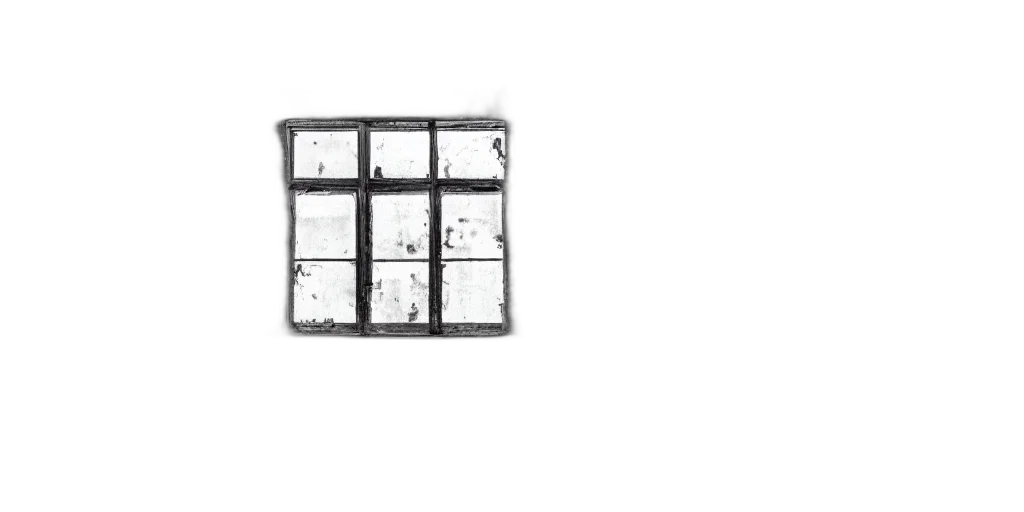 furniture, building, monochrome, very, dark, room, night, derelict transparent PNG cut-out