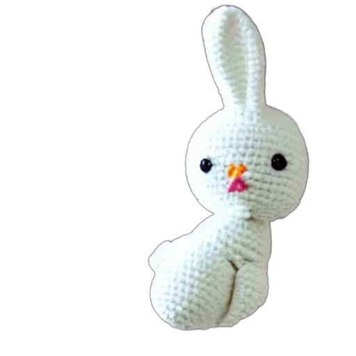cute, crocheted, plush, toy transparent PNG cut-out