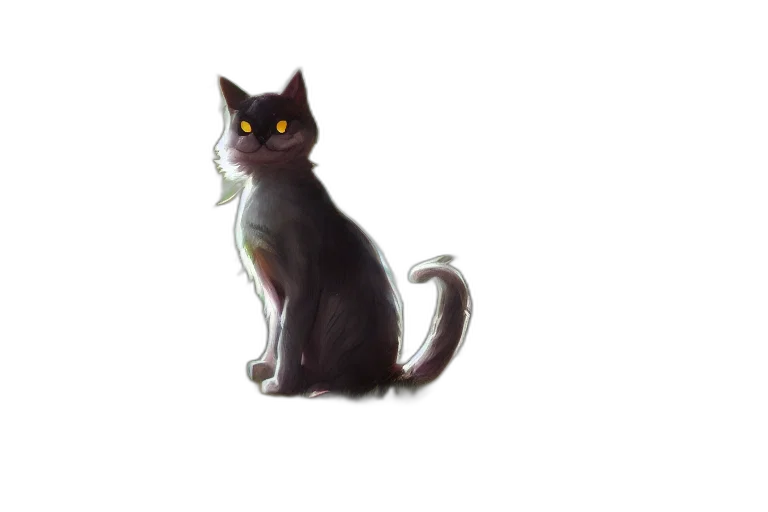 staff, animal, creature, concept art, photorealistic, pixel art, watercolor, dark transparent PNG cut-out