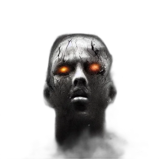 mask, face, robot, creature, concept art, 3d render, photorealistic, comic book art transparent PNG cut-out