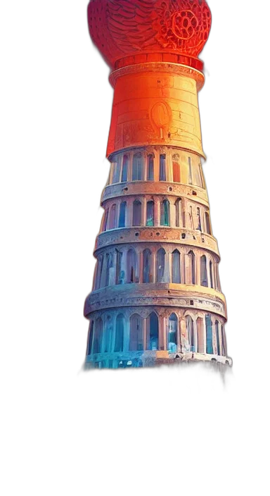 hat, dress, building, crown, 3d render, concept art, watercolor, photorealistic transparent PNG cut-out