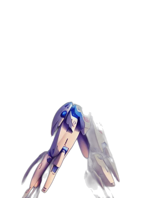 weapon, sword, robot, staff, anime, concept art, 3d render, pixel art transparent PNG cut-out