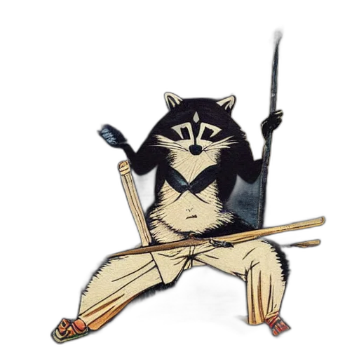 staff, weapon, sword, mask, anime, concept art, fantasy art, cartoon transparent PNG cut-out