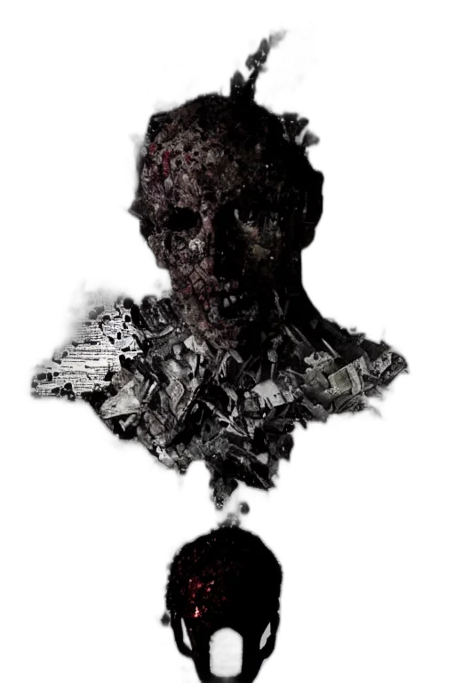 face, mask, robot, crown, concept art, photorealistic, comic book art, pixel art transparent PNG cut-out