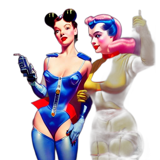 comic book art, concept art, cartoon, pixel art transparent PNG cut-out