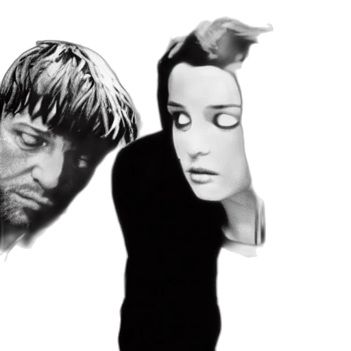 mask, hair, face, robot transparent PNG cut-out
