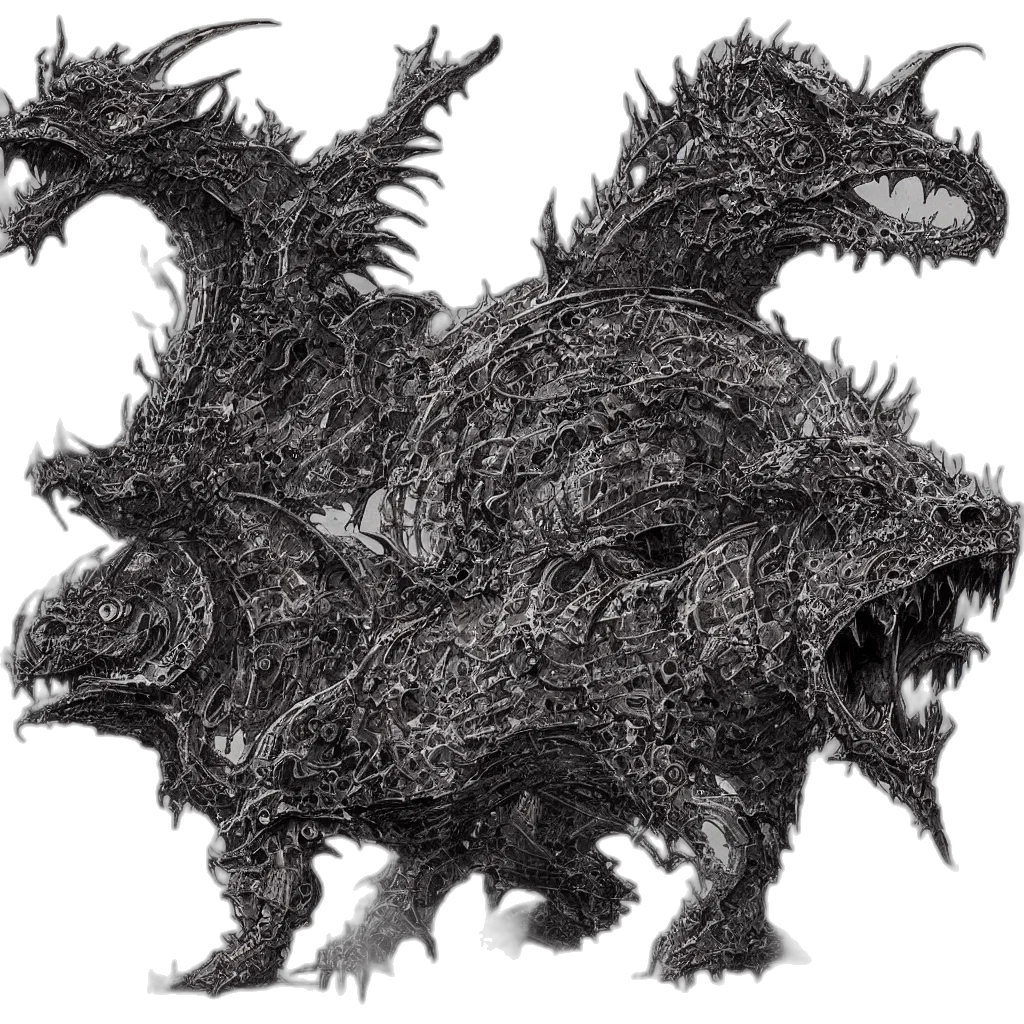 dragon, creature, animal, mask transparent PNG cut-out
