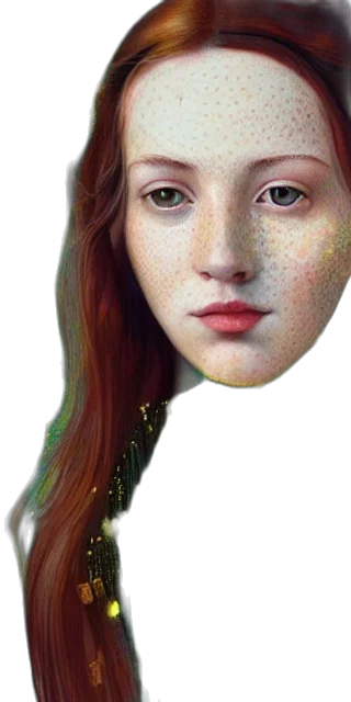 face, mask, jewelry, robot, photorealistic, oil painting, fantasy art, 3d render transparent PNG cut-out