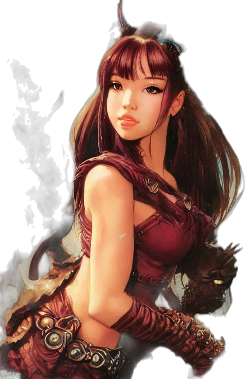 dragon, fantasy art, concept art, comic book art transparent PNG cut-out
