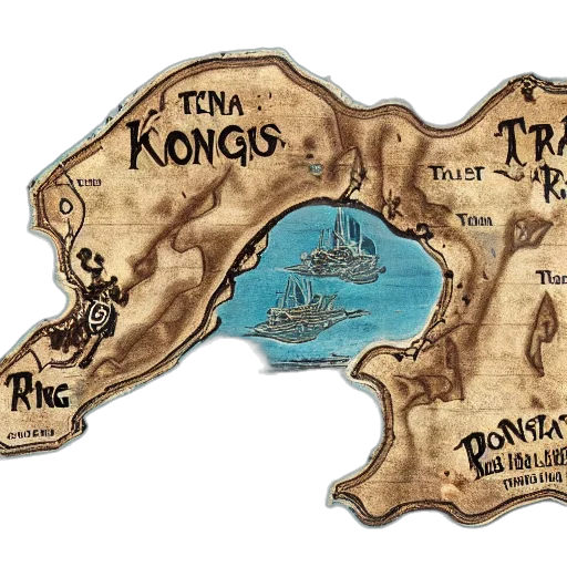 concept art, old, torn, treasure transparent PNG cut-out