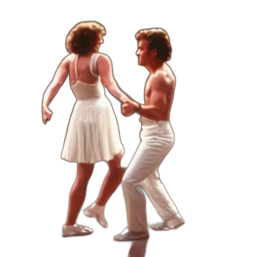 pixel art, fire, city street, film, still, dirty, dancing, directed transparent PNG cut-out