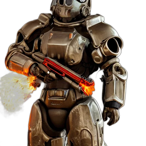 robot, weapon, staff, concept art transparent PNG cut-out