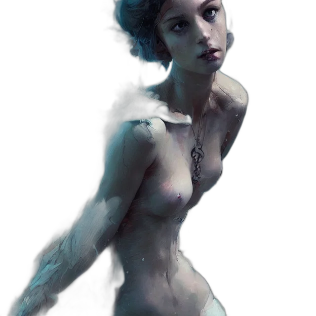 dress, creature, robot, concept art transparent PNG cut-out