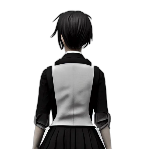 dress, jacket, staff, robot transparent PNG cut-out