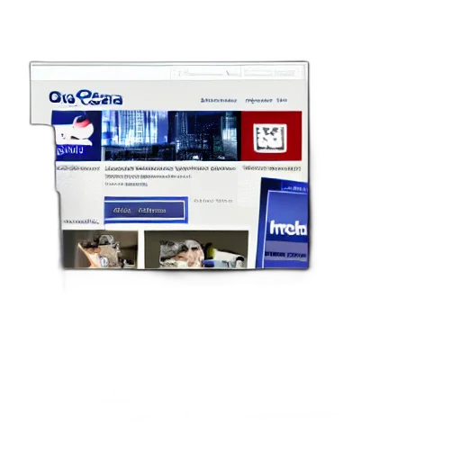 3d render, website, like, facebook transparent PNG cut-out