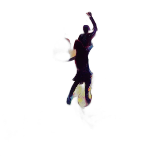 staff, robot, umbrella, pixel art transparent PNG cut-out