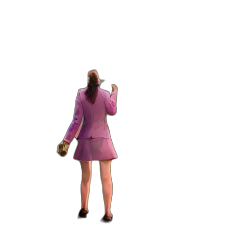 dress, staff, jacket, weapon transparent PNG cut-out