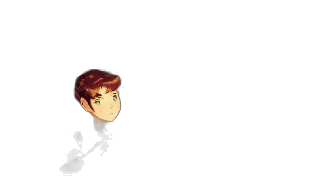 face, hair, mask, creature transparent PNG cut-out