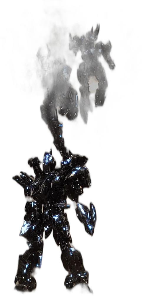 dragon, robot, crown, creature transparent PNG cut-out