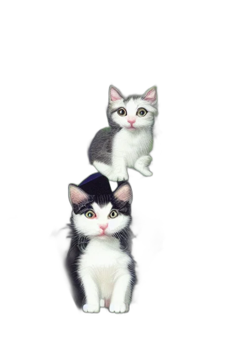hat, animal, staff, photorealistic transparent PNG cut-out