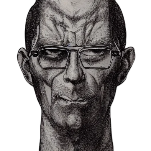 face, mask, staff, creature transparent PNG cut-out