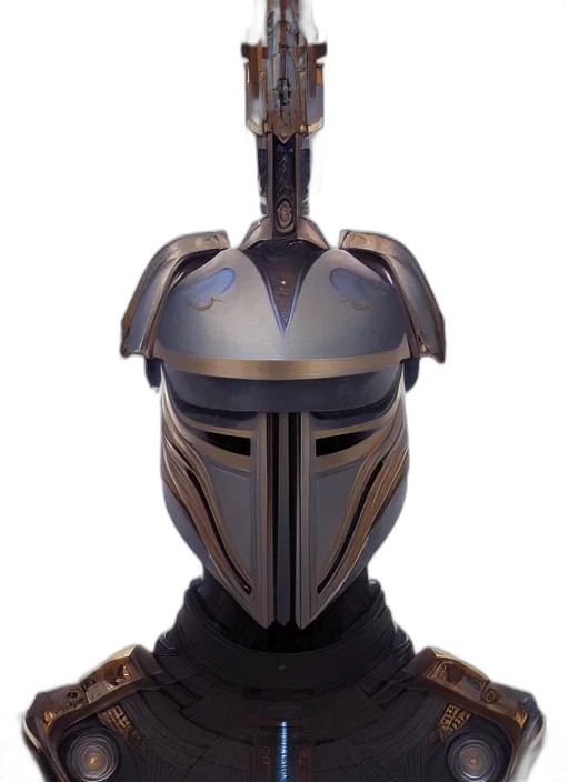mask, crown, robot, sword transparent PNG cut-out