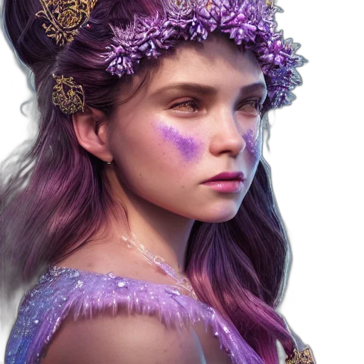 crown, face, jewelry, dress transparent PNG cut-out