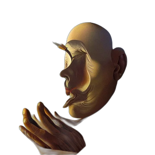 mask, face, crown, creature transparent PNG cut-out