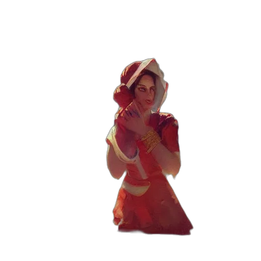 staff, dress, weapon, mask, concept art, 3d render, pixel art, fantasy art transparent PNG cut-out