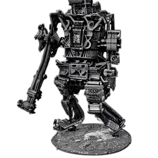 robot, weapon, concept art, world transparent PNG cut-out