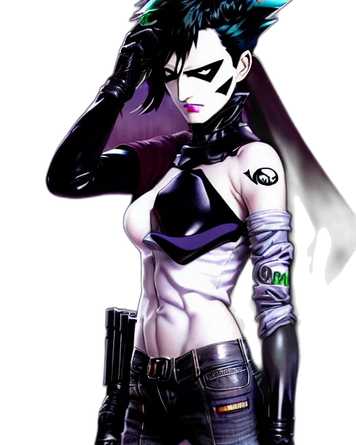 comic book art, concept art, cyberpunk, fantasy art transparent PNG cut-out