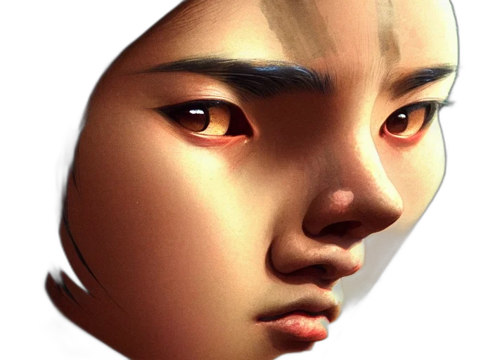 face, mask, photorealistic, 3d render, concept art, fantasy art, film, still transparent PNG cut-out