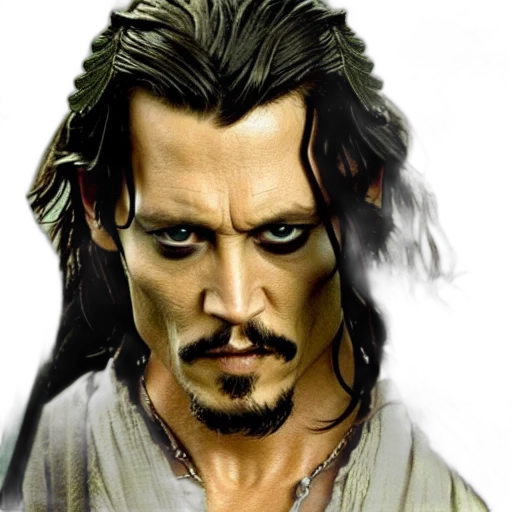 face, photorealistic, fantasy art, comic book art, concept art, symmetry, photography, johnny transparent PNG cut-out