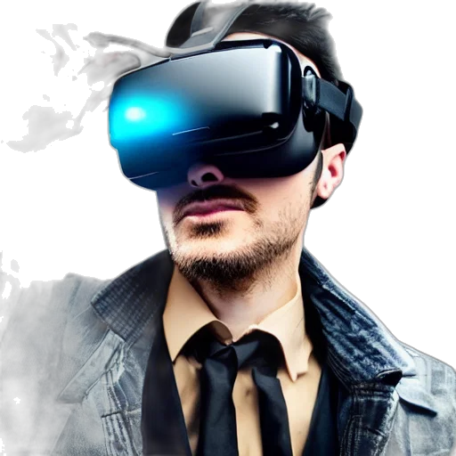 cyberpunk, 3d render, concept art, portrait transparent PNG cut-out