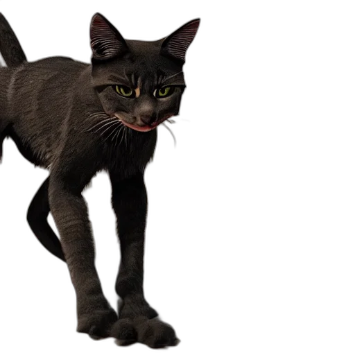 animal, creature, staff, 3d render transparent PNG cut-out