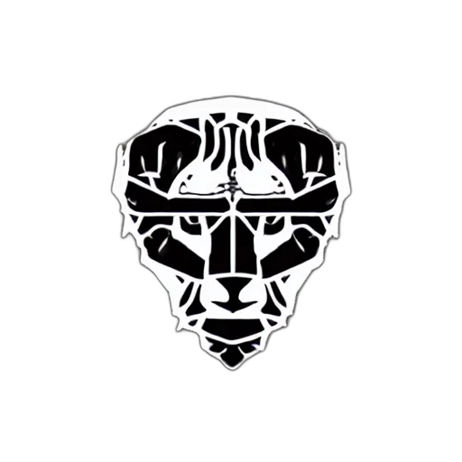 crown, mask, animal, face, concept art, fantasy art, pixel art, cartoon transparent PNG cut-out