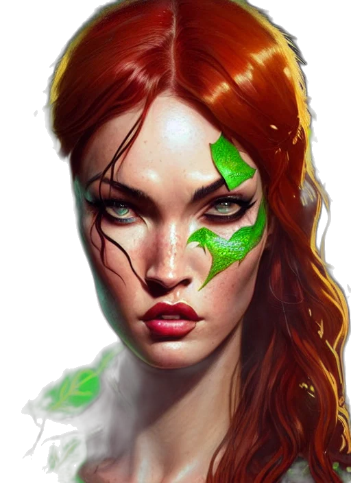 face, mask, fantasy art, photorealistic transparent PNG cut-out