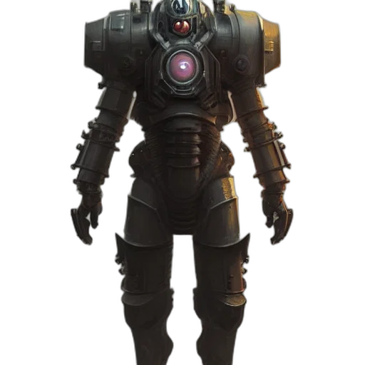 robot, staff, creature, weapon transparent PNG cut-out