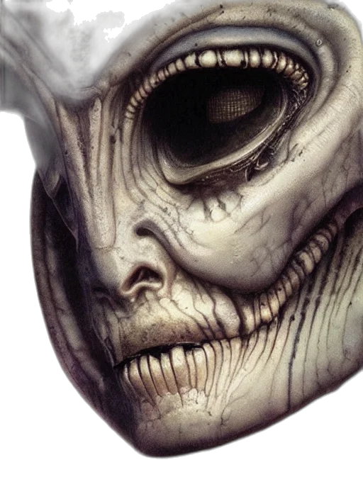 mask, face, creature, robot transparent PNG cut-out