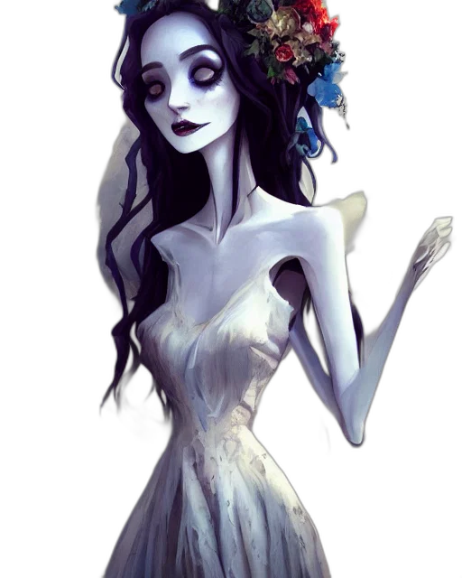dress, creature, crown, mask, fantasy art, concept art, watercolor, pixel art transparent PNG cut-out