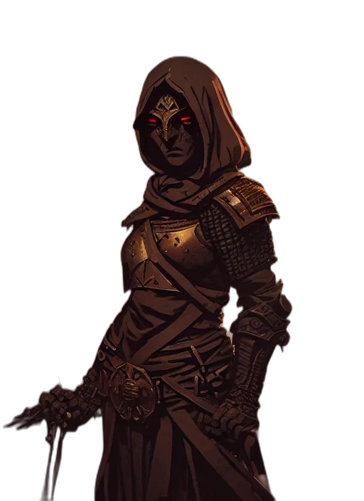 staff, sword, mask, weapon, concept art, fantasy art, comic book art, pixel art transparent PNG cut-out