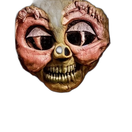 mask, face, creature, staff transparent PNG cut-out