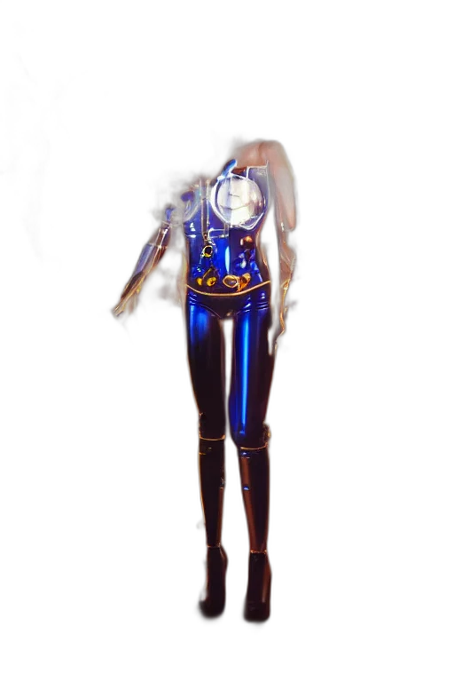robot, staff, jacket, dress, 3d render, concept art, photorealistic, cyberpunk transparent PNG cut-out