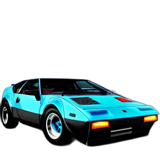 car, 3d render, concept art, photorealistic transparent PNG cut-out