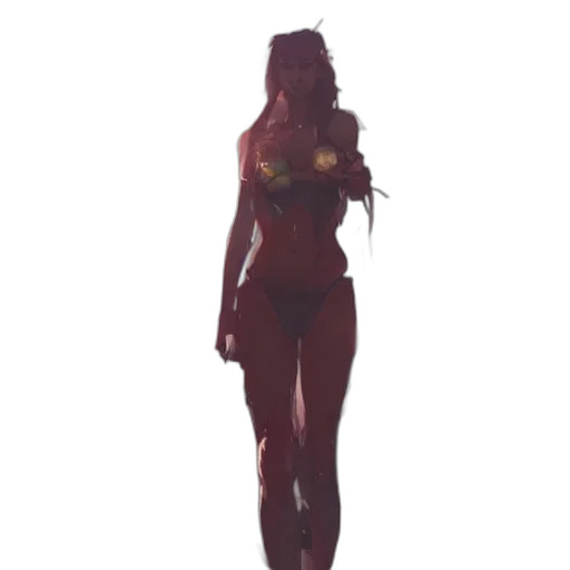 dress, staff, creature, crown, concept art, 3d render, pixel art, fantasy art transparent PNG cut-out