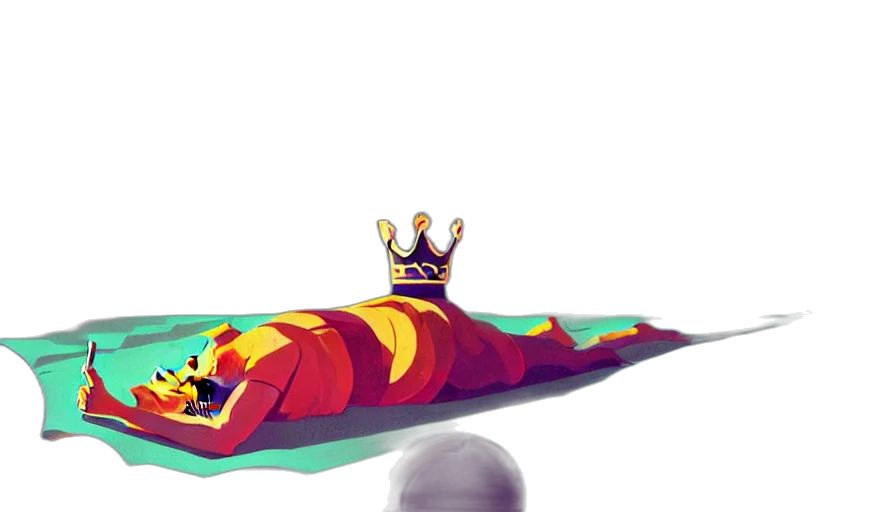 crown, dragon, creature, animal, concept art, pixel art, vaporwave, fantasy art transparent PNG cut-out