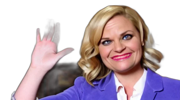 leslie, knope, show, parks transparent PNG cut-out